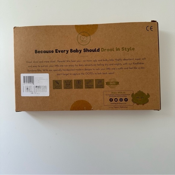 New KeaBabies bandana bibs - Picture 2 of 4